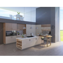Modern Minimalism Laminate Kitchen Cabinet with Open Design